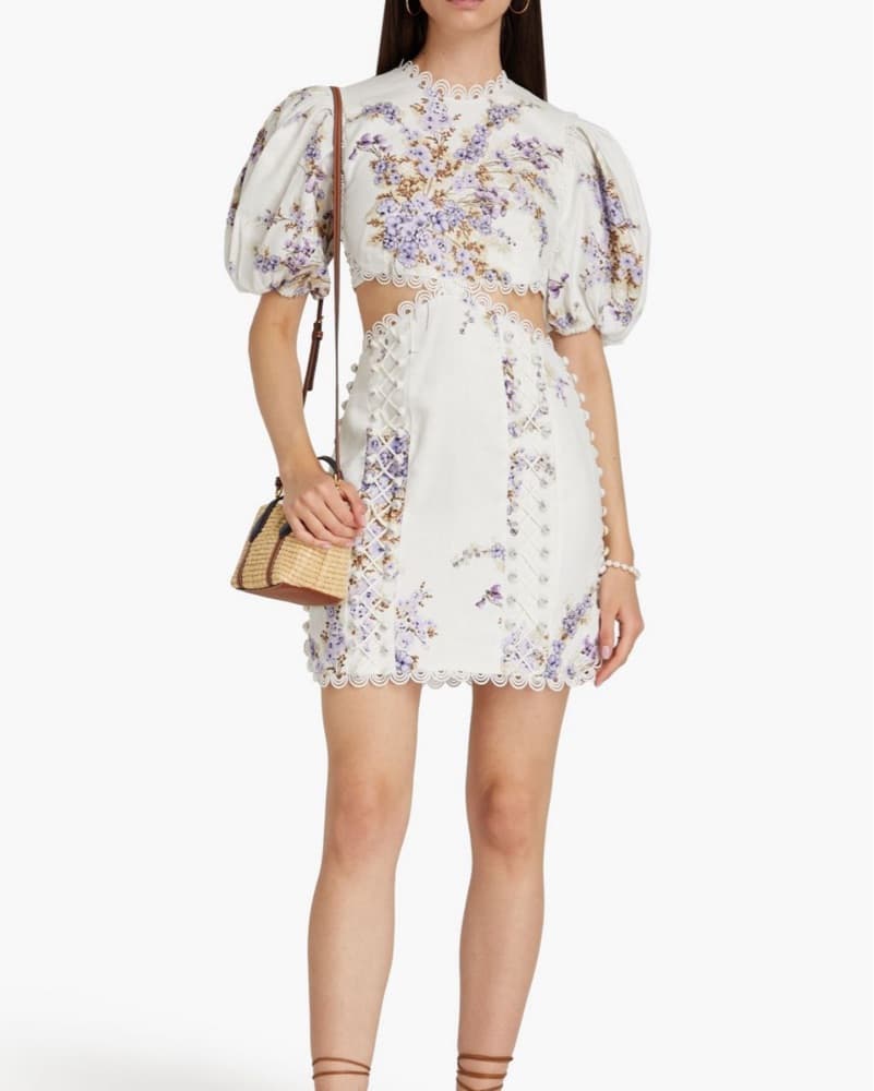 Zimmermann Jude Cut Out Mini Dress Mini  - Image 1