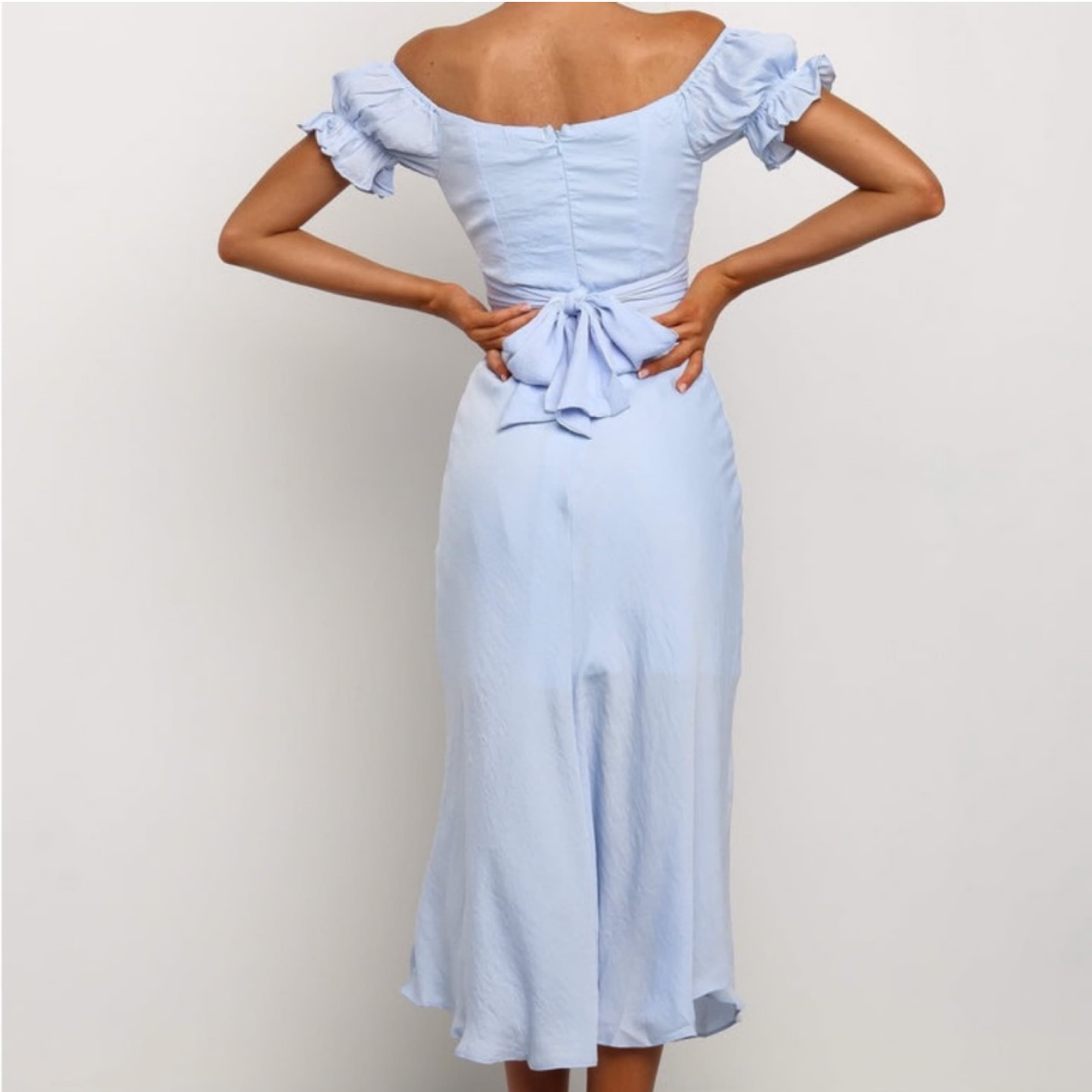 Petal + Pup Oralie Dress In Baby Blue - Image 2
