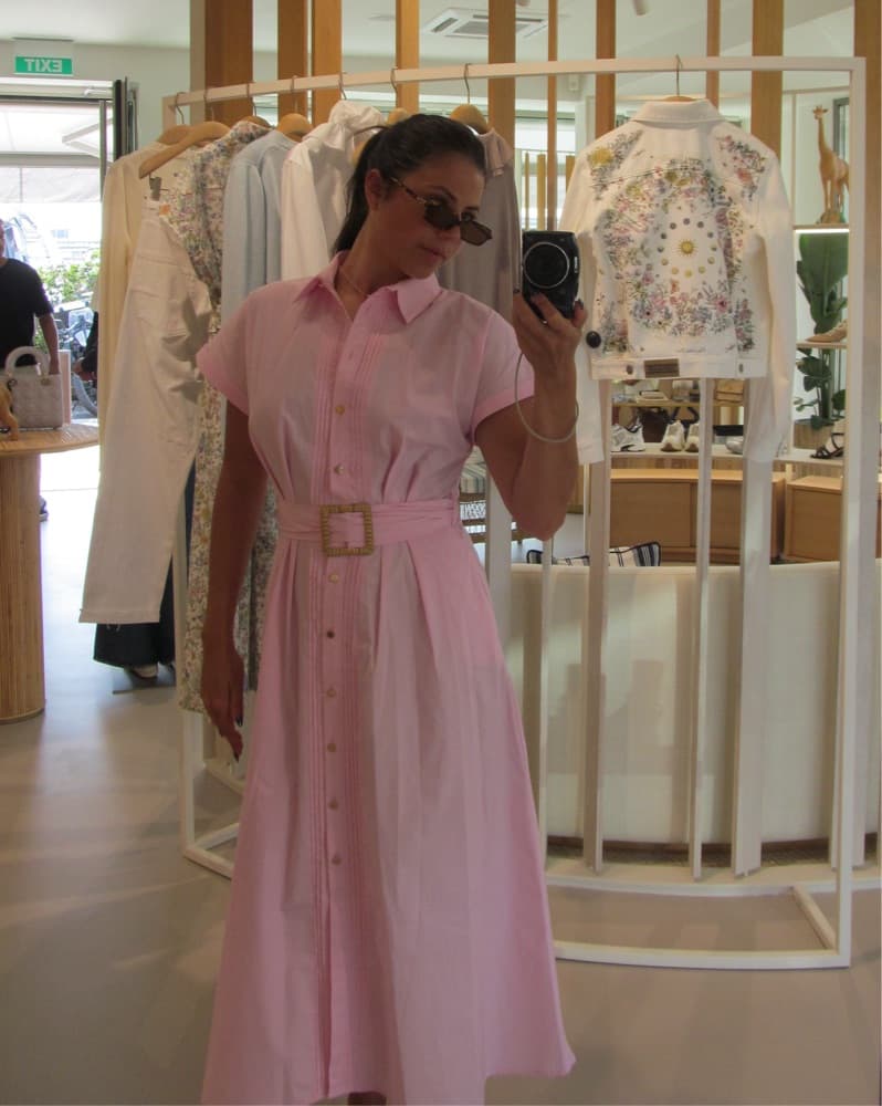 Zara Pink Maxi Dress - Image 3