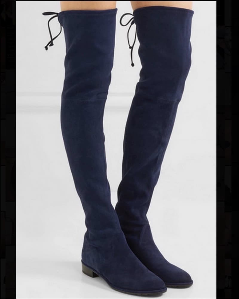 Stuart Weitzman Suede Over The Knee Boot - Image 1