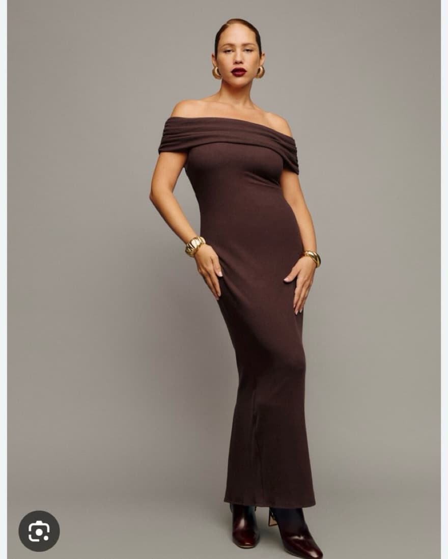 Reformation Off The Shoulder Dress - Image 1