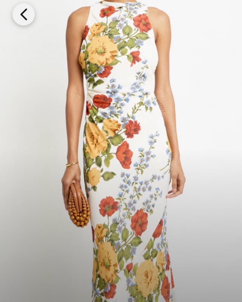 Vibrant Floral Maxi Dress  - Image 1