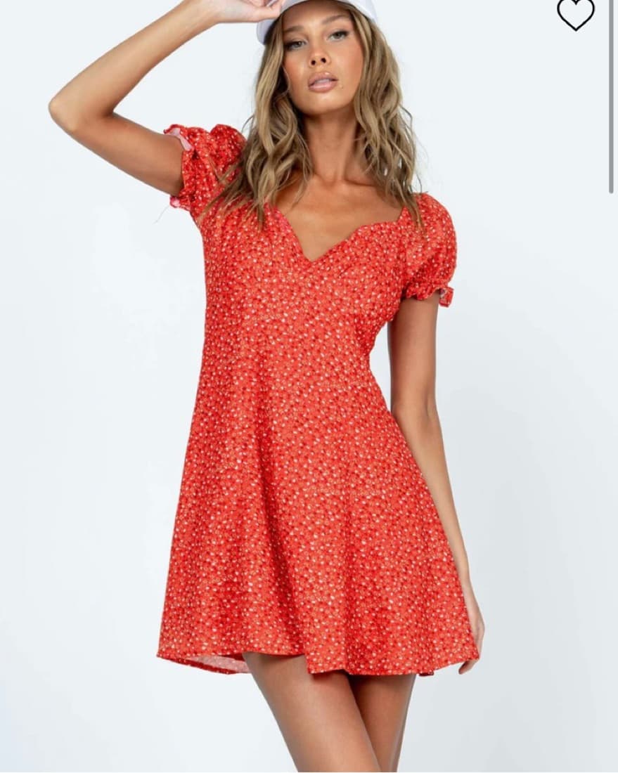 Princess Polly Baily Mini Dress Red - Image 2