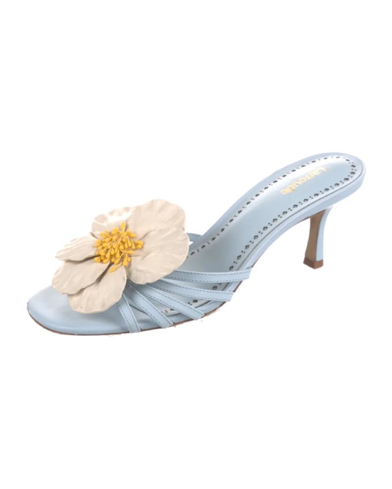 Laroude Floral Accent Sandal Heels - Image 2