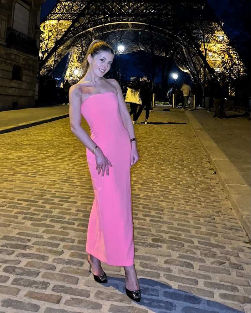 Pink A.L.C. Midi Dress - Image 1