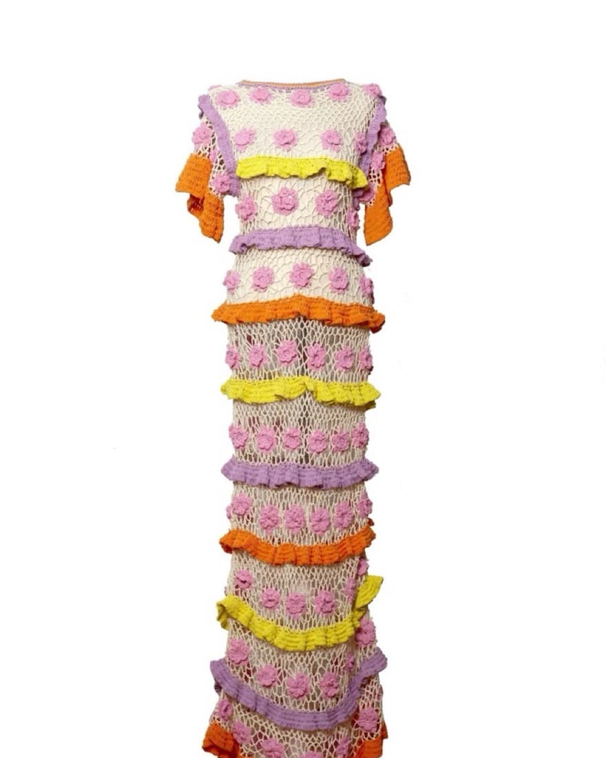 Celia B Lukas Summer Crochet Dress - Image 5