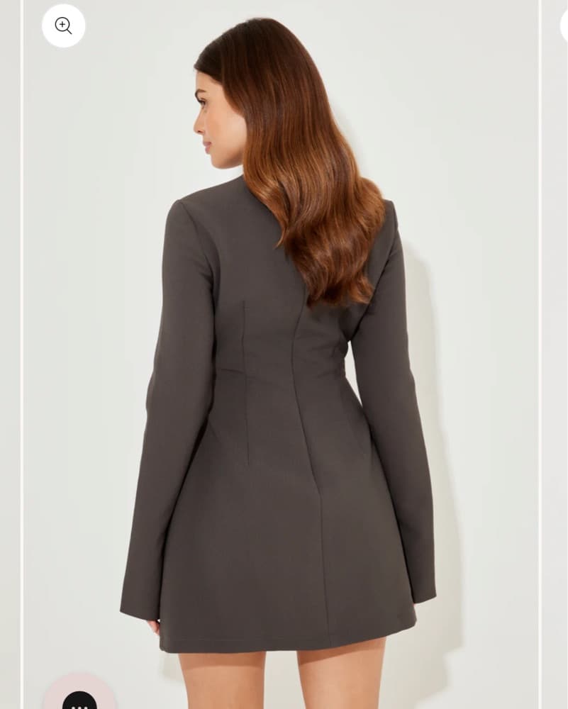 Odd muse Split sleeve Mini Dress - Image 2
