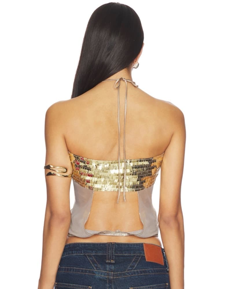 Jaded London Draped Chiffon Top - Image 3