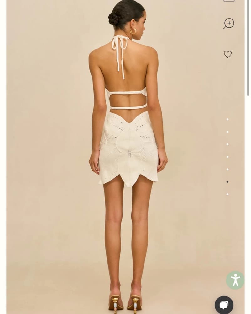 Floreana Cutout Knit Dress- Cult Gaia - Image 3