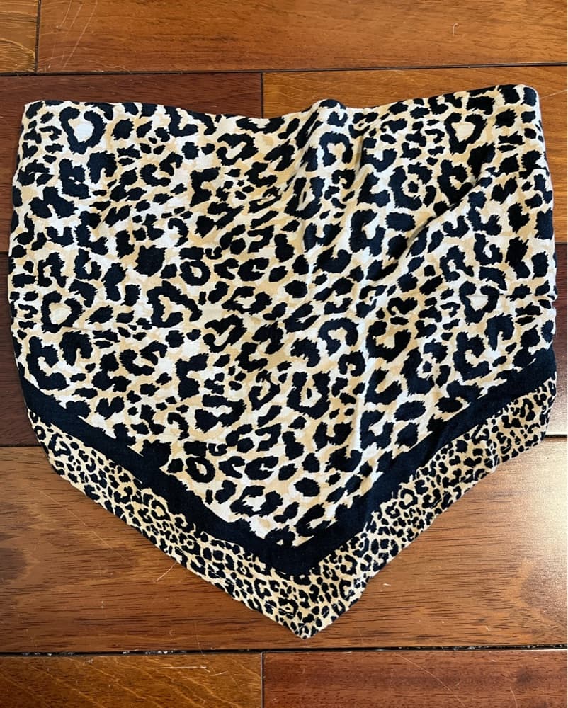 Leopard Scarf Shirt - Image 1