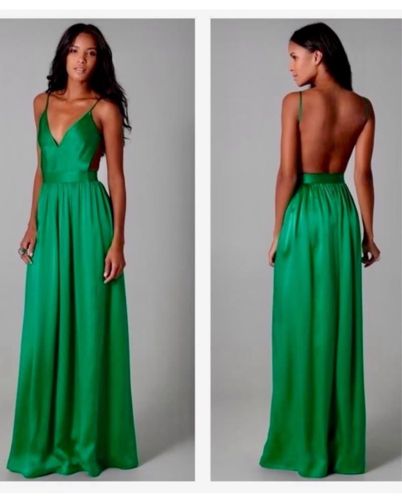 One By Contrarian Backless Maxi Dress - Image 1