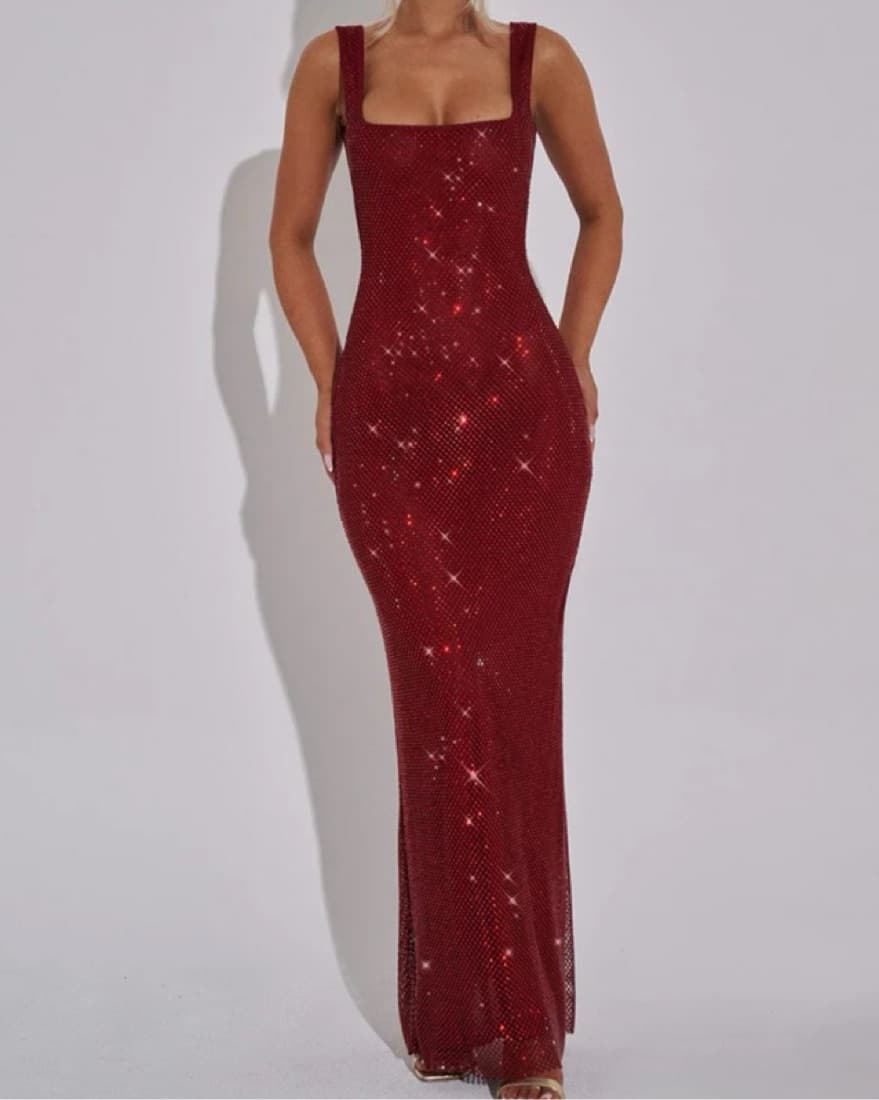 Babyboo PETRA MAXI DRESS - WINE - Image 1