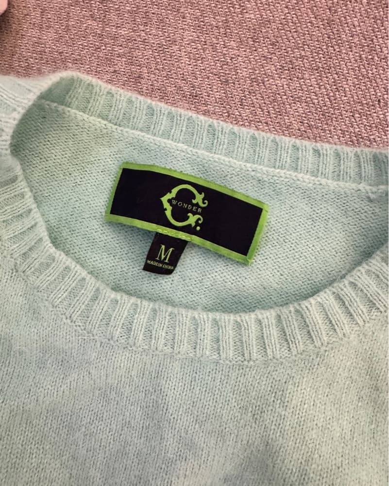 Blue sweater tee - Image 2