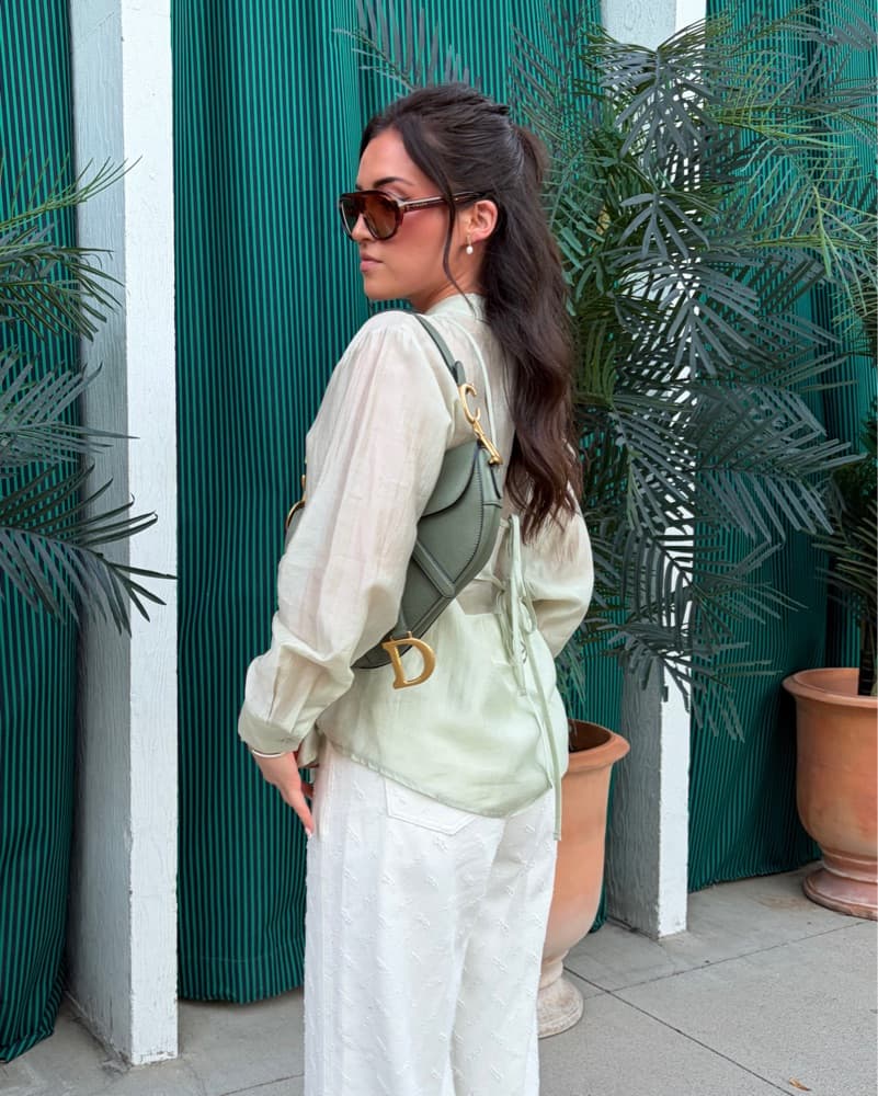 NKC Mint Two Piece Sheer Button Down - Image 3