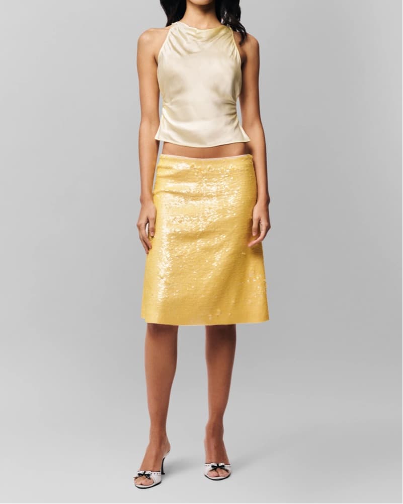 Danielle Guizio Regine Cowl Neck Top - Image 3