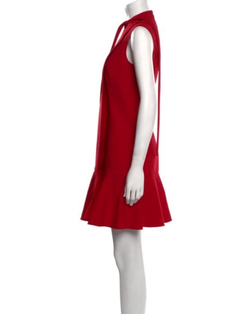 Valentino Red Mini Dress - Image 3