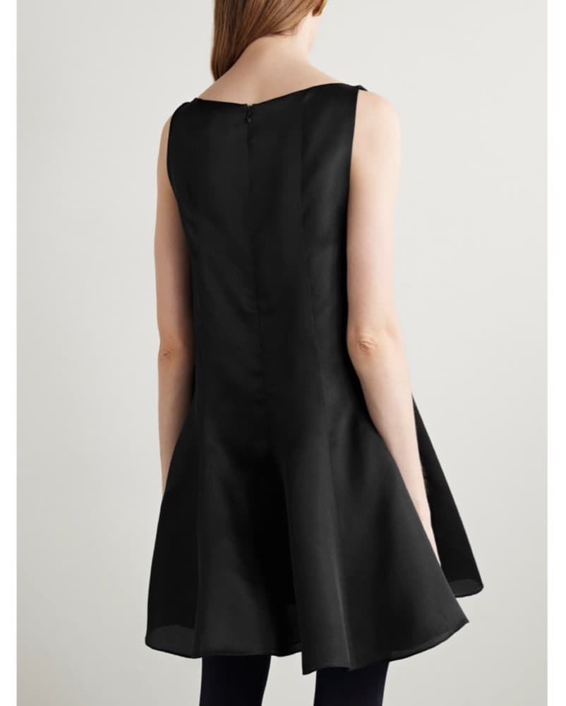 Khaite Mags Silk Organza Mini Dress - Image 6