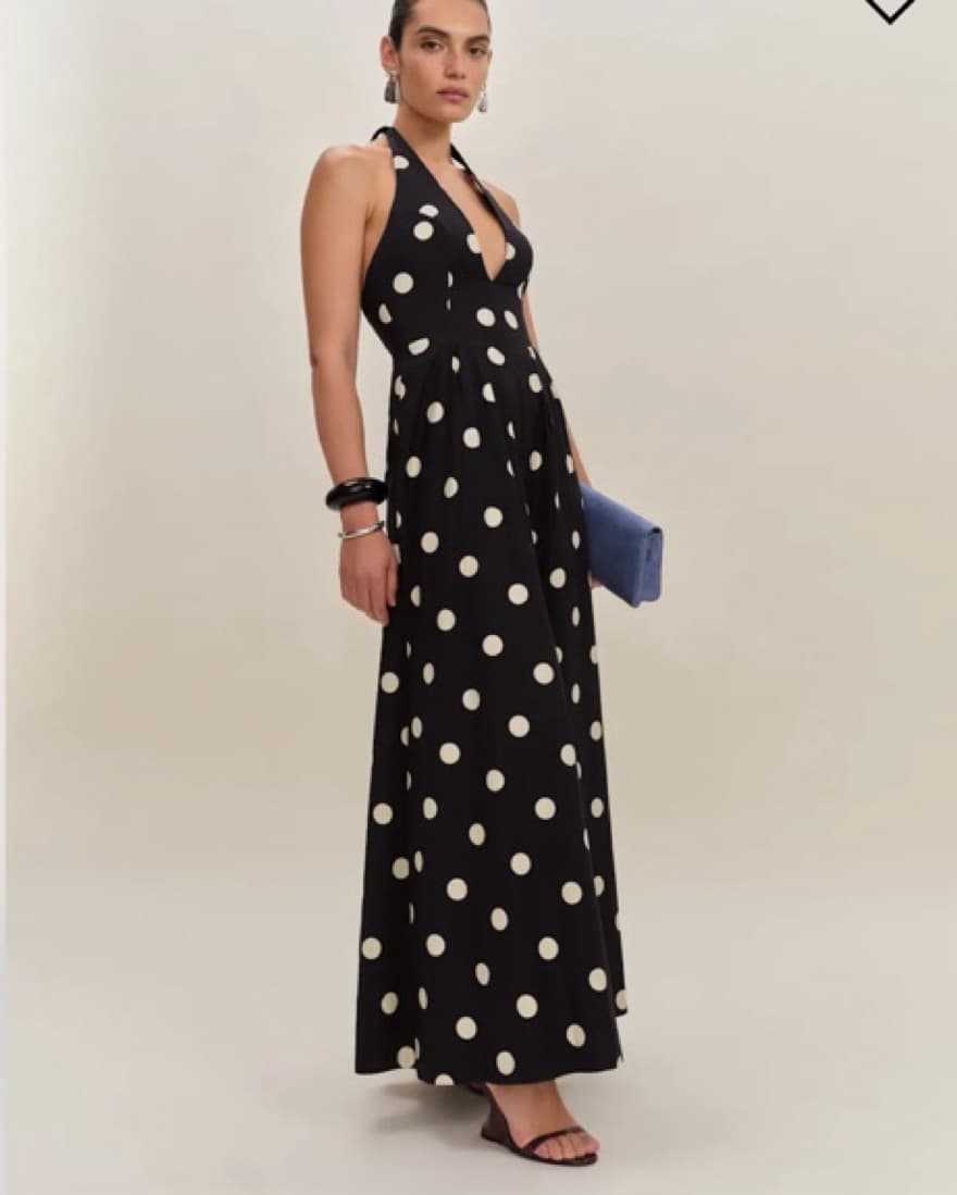 Diara Reformation Polka Dot Dress - Image 2