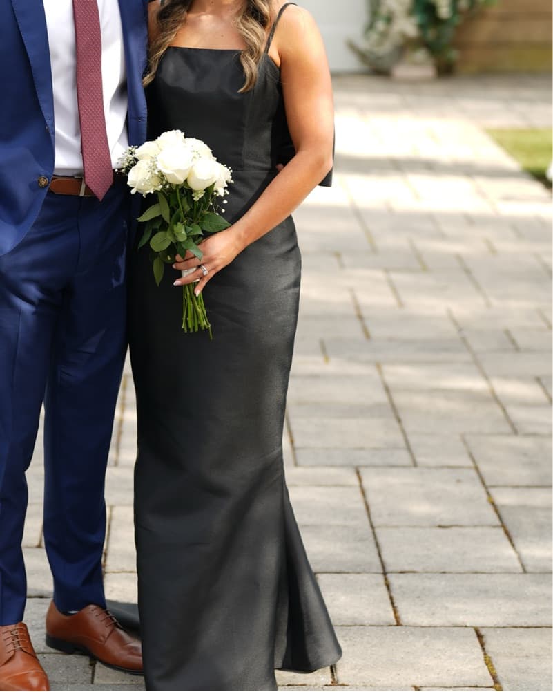 Bari Jay Bridesmaid Dress With Bow - Image 5