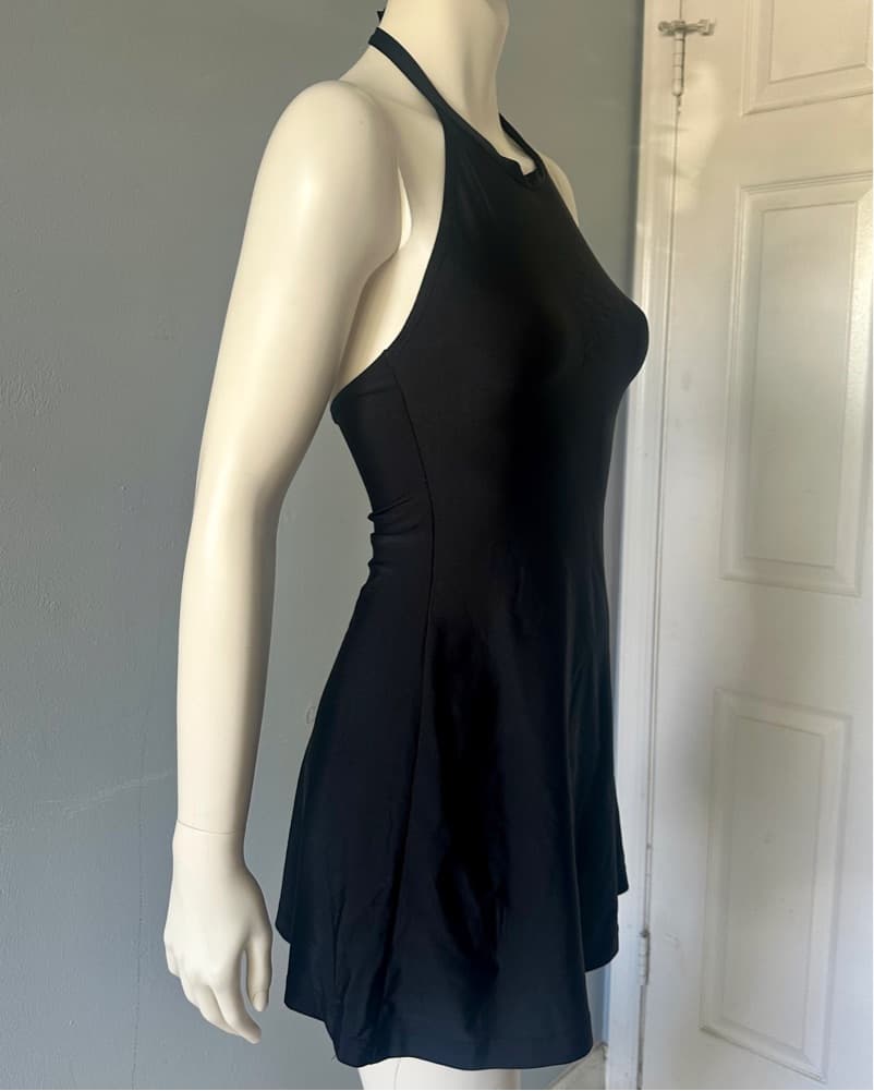 Fendi Zucca FF Black Halter Neck Dress  - Image 3