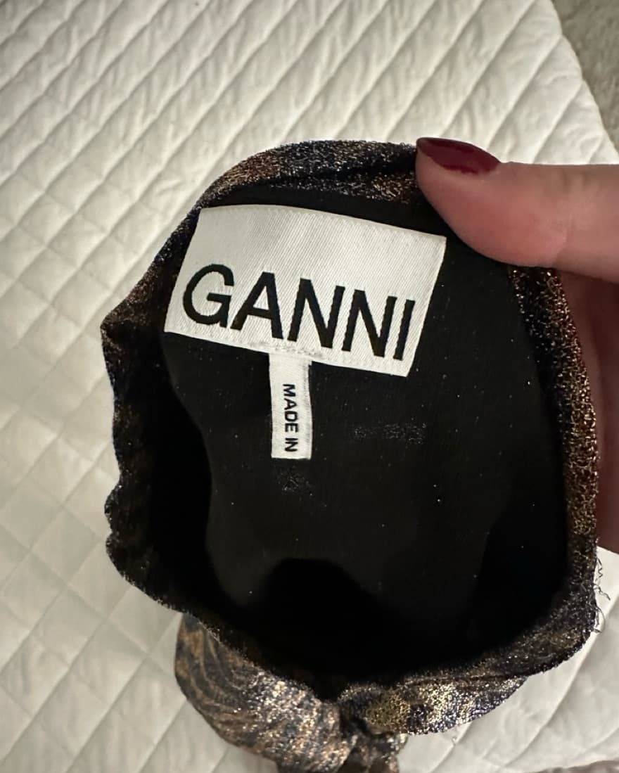 Ganni Animal Print Top - Image 4