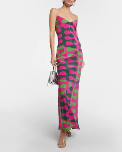Pucci leocorno Slip Dress Slit  - Image 1