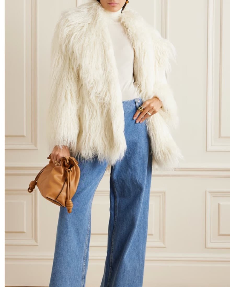 Frankie Shop Faux Fur Coat - Image 1