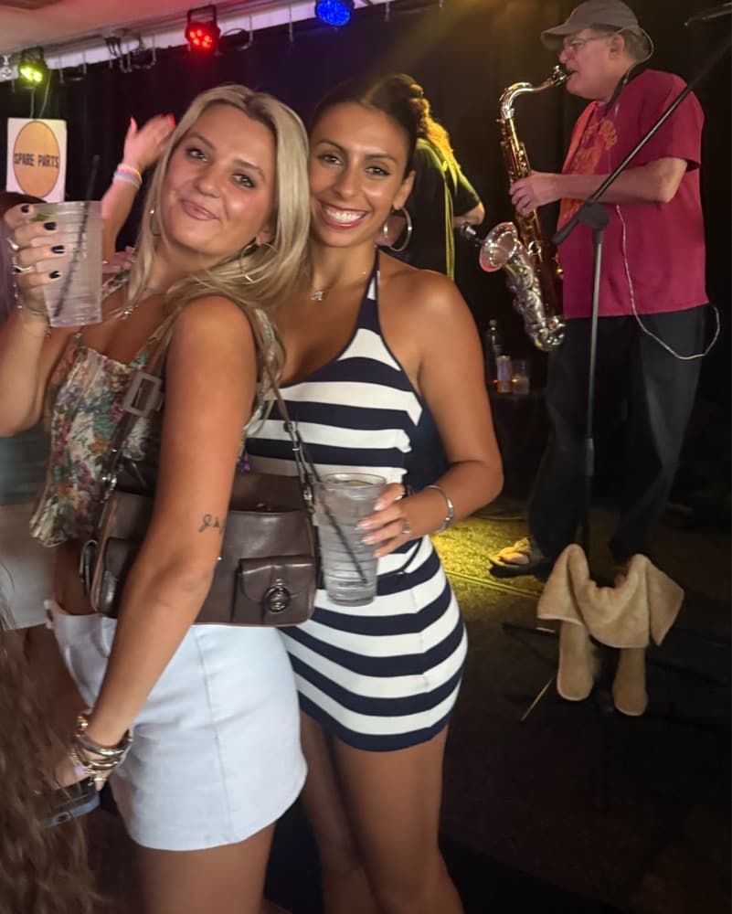 Frankies Bikinis Striped Halter Dress - Image 3