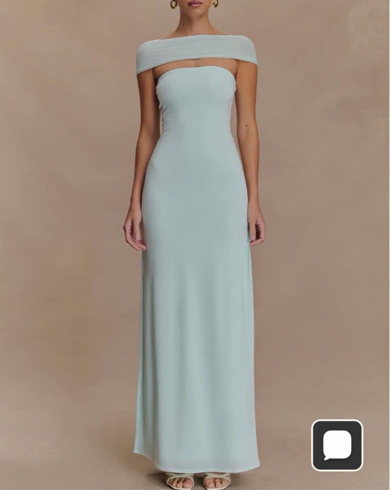 Meshki AURORA Mesh Split Maxi Dress - Image 2