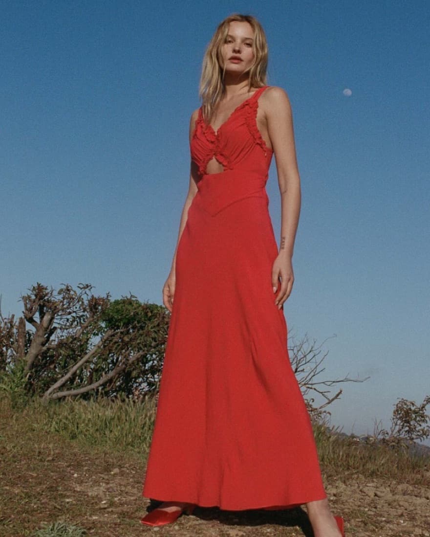 Red Doen Amoretta Dress - Image 1