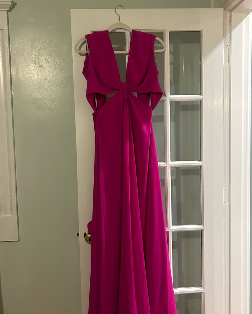 Pink Monique Lhuillier Dress - Image 4