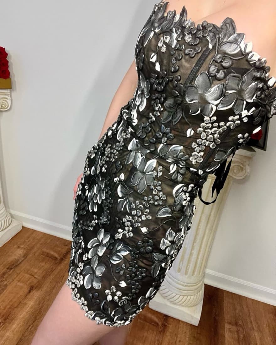 Ema Savahl Mini Strapless Corset Dress  - Image 6