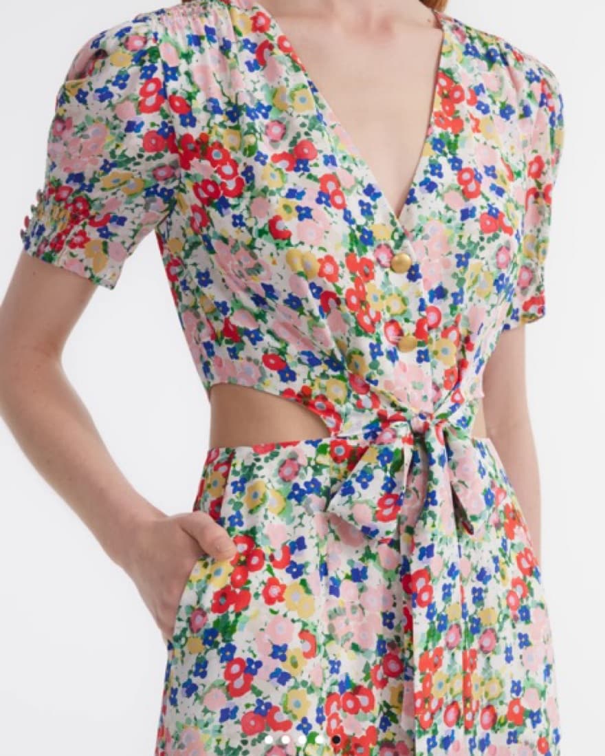 Saloni Lea Cutout Jumpsuit - Image 3