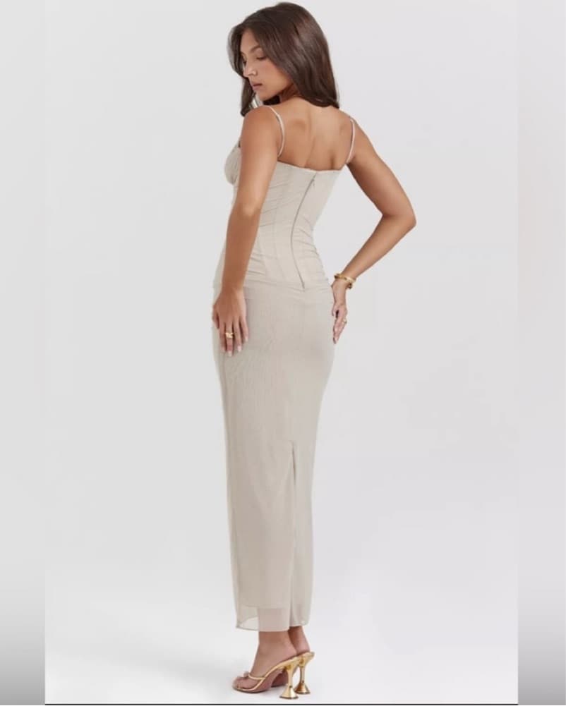 House of CB NALINI SAND MAXI DRESS Lp - Image 3