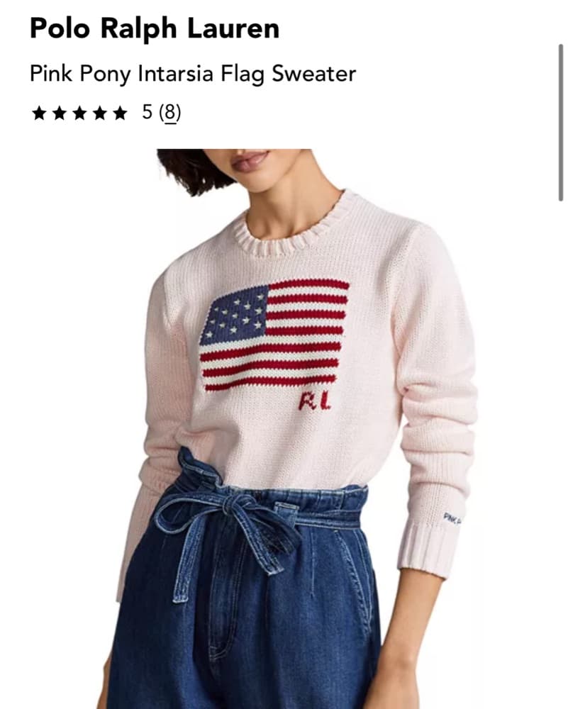 Polo Ralph Lauren American Flag Sweater - Image 2