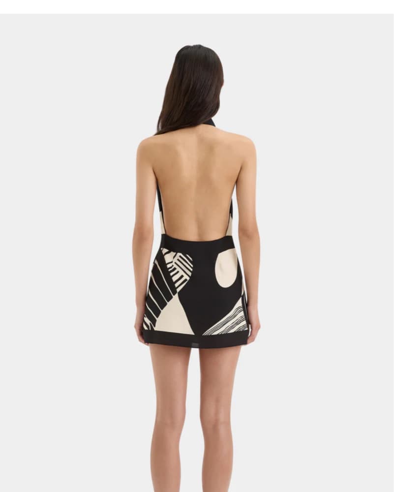 SIR. The Label Realisme Halter Wrap Mini - Image 2