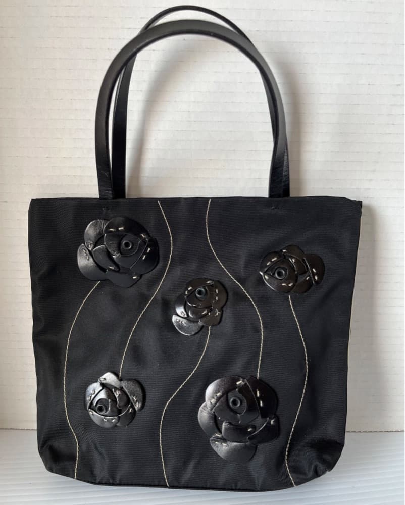 Vintage Prada Floral Purse - Image 3