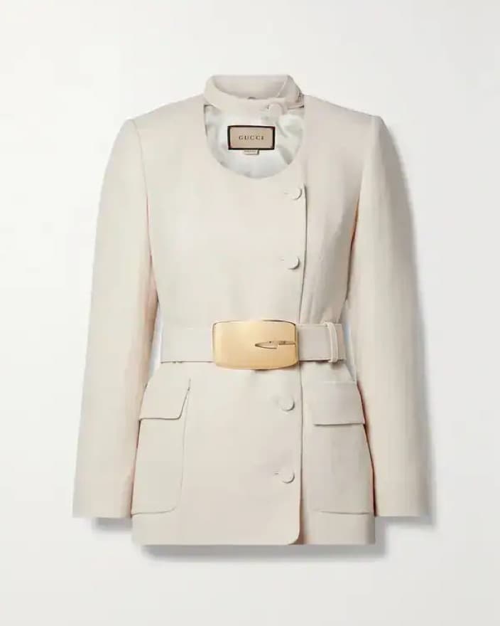 White Gucci Blazer Jacket - Image 1