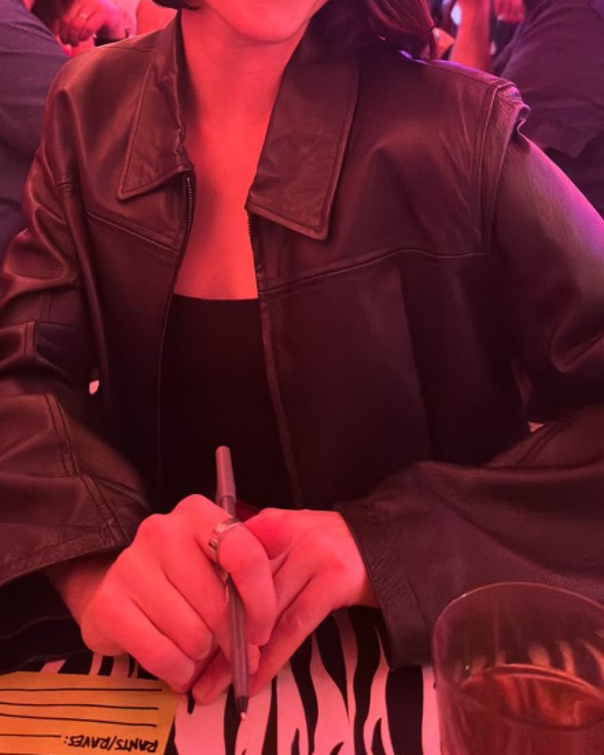 Vintage Leather Jacket - Image 2