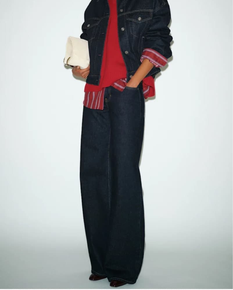Low Rise Dark Wash Jeans Reformation - Image 1