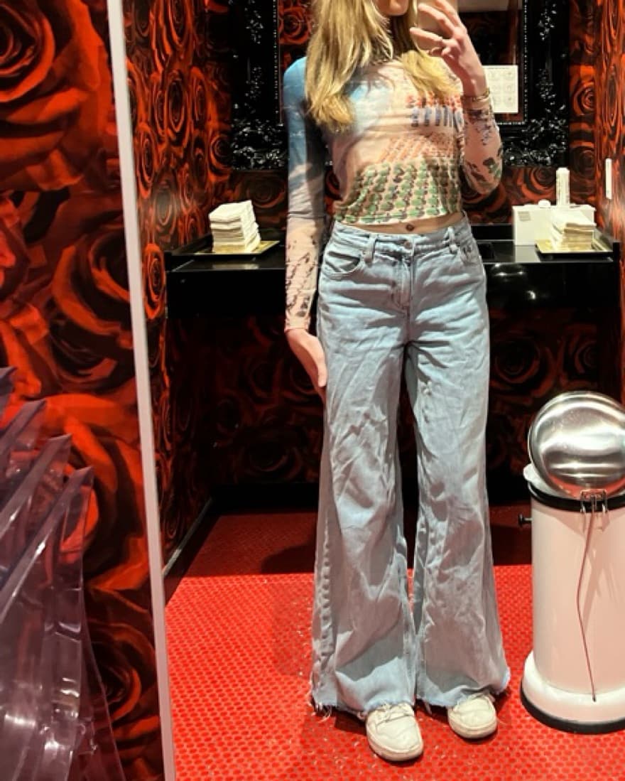 alice & olivia mesh long sleeve  - Image 1