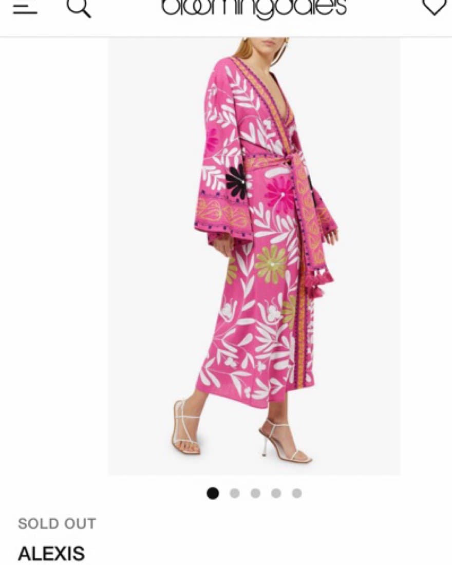 Alexis dallie embrodiered Robe SMALL  - Image 4