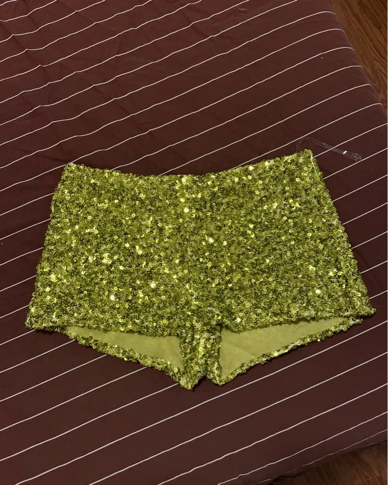 Peppermayo Lowrise Sequin Micro Shorts - Image 2