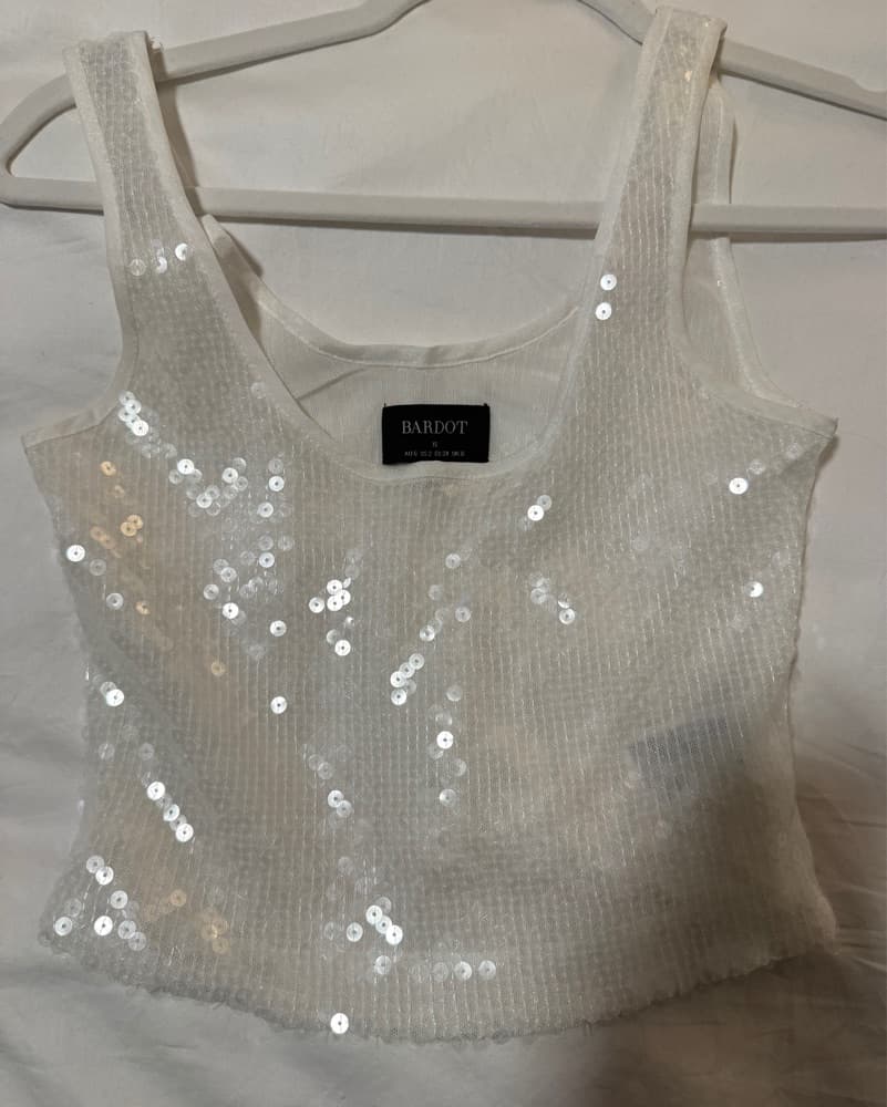 Bardot Sequin Top - Image 2