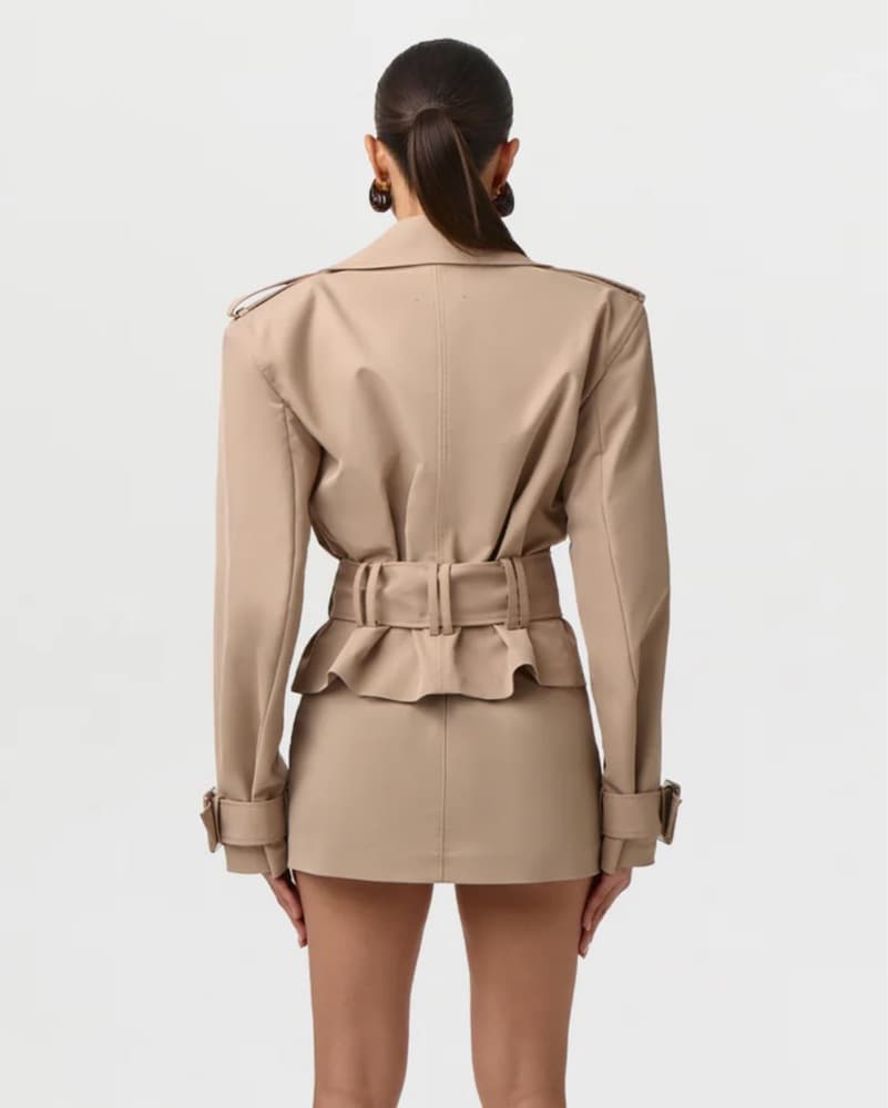 For Sale - Cinched Jacket + Mini Skirt Set - Image 3