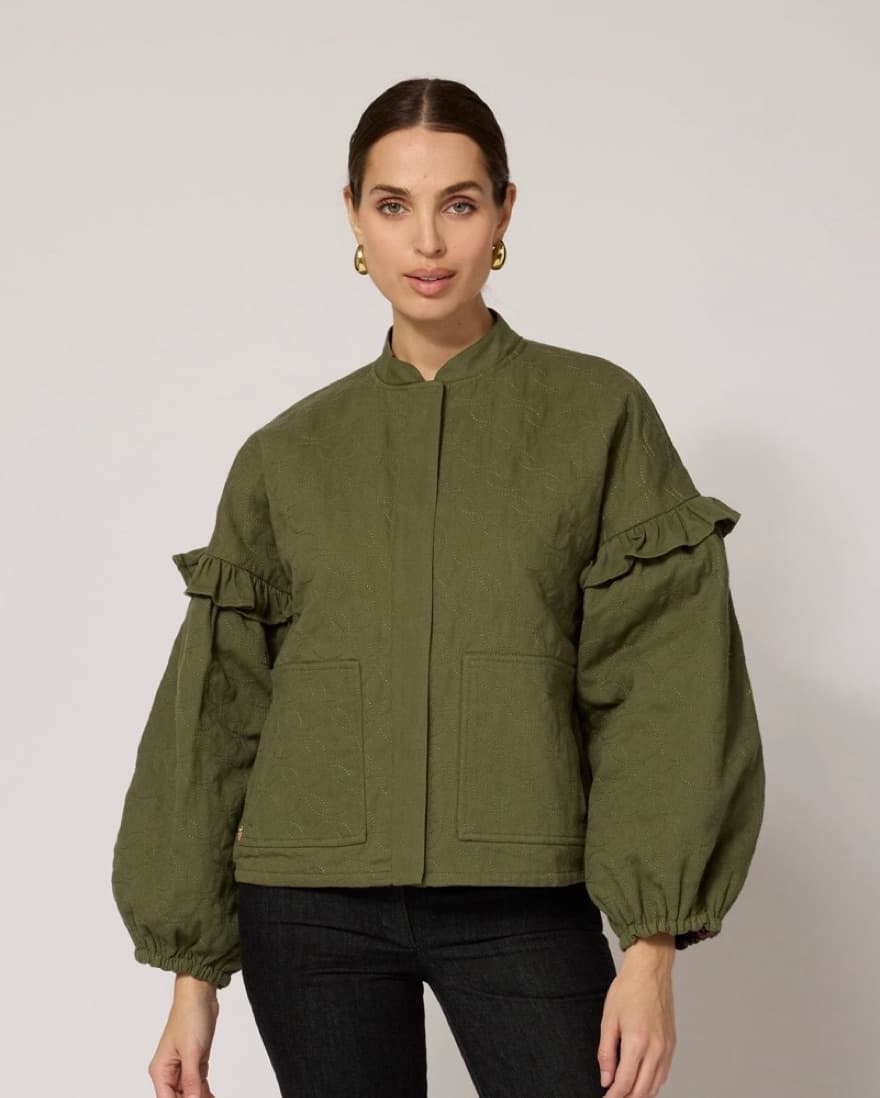 Floral Reversible Print Shacket - Image 1