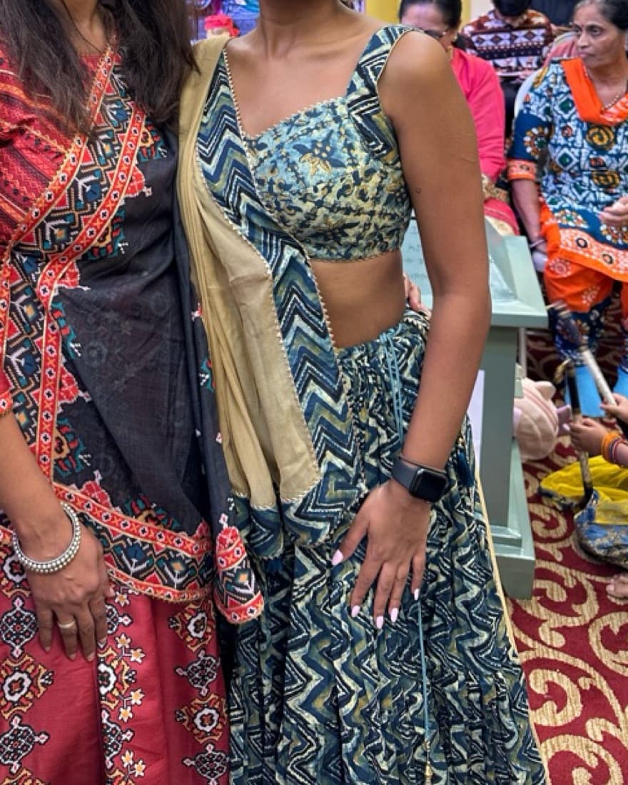 Blue And Yellow Chaniya Choli/Lehenga - Image 6