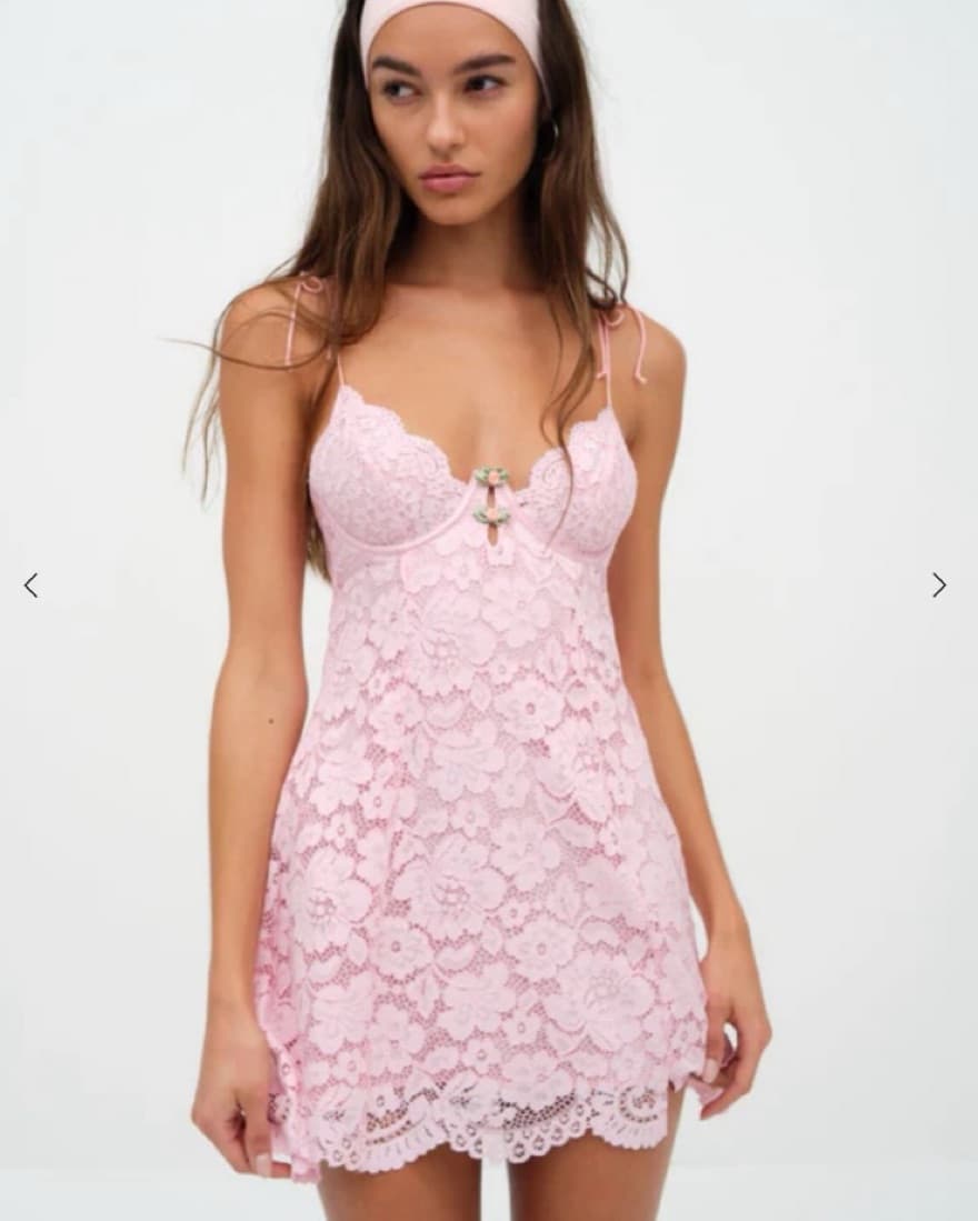 For Love & Lemons Creamsicle Slip Dress - Image 1
