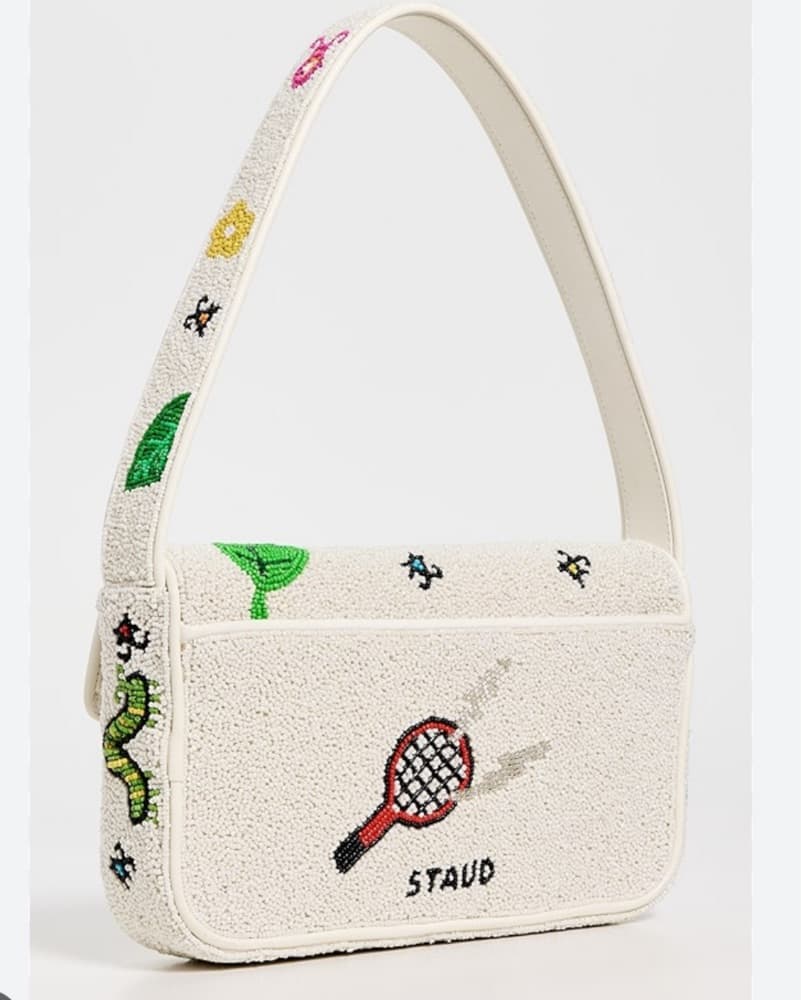 Staud Tommy Beaded Bug Bag - Image 3
