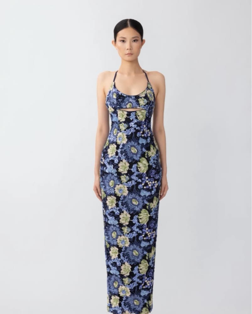 Sau Lee Embellished Dress  - Image 1